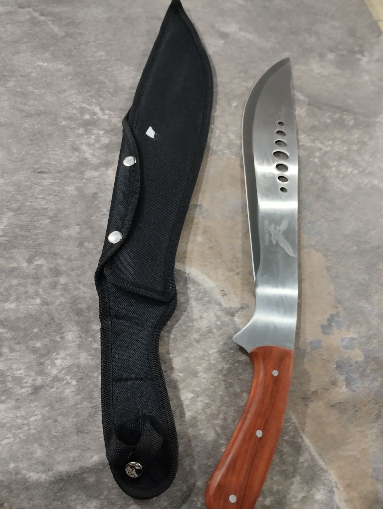 Maczeta kukri 51cm drewno stał z pokrowcem