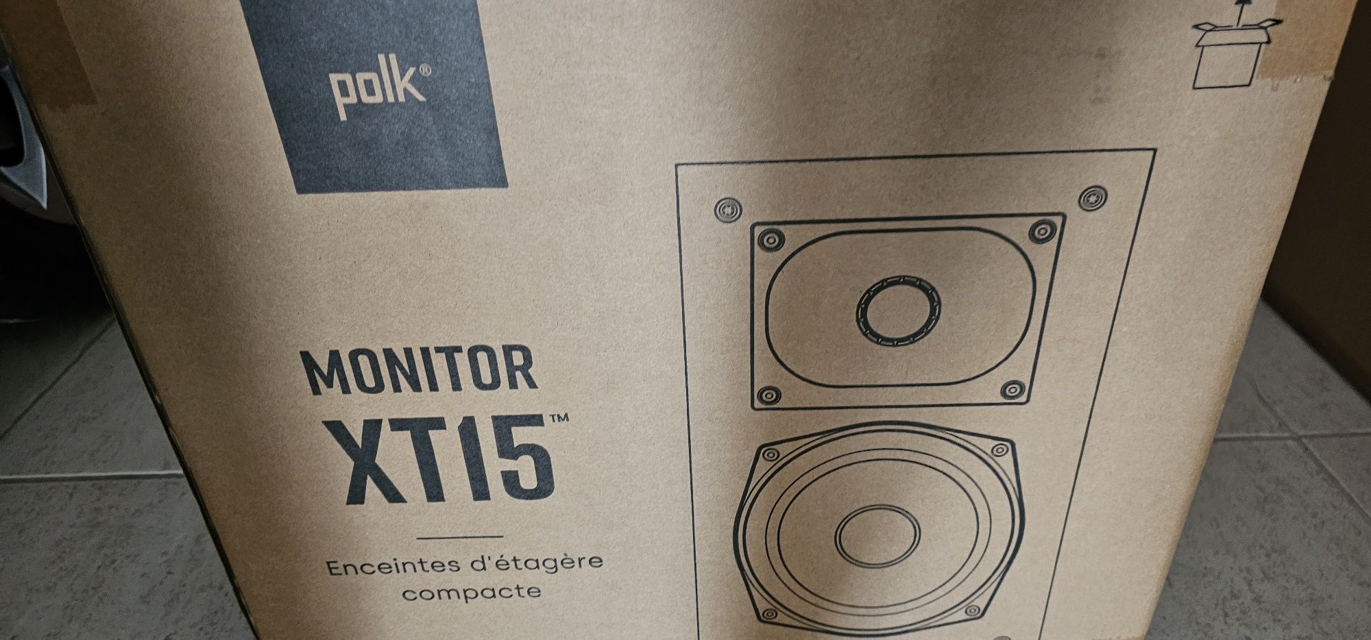 Colunas Polk T15 como novas.