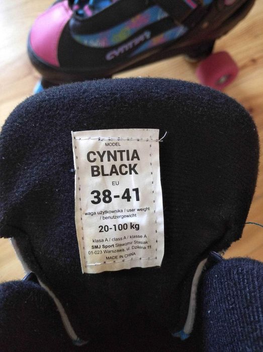 Wrotki regulowane 38-41