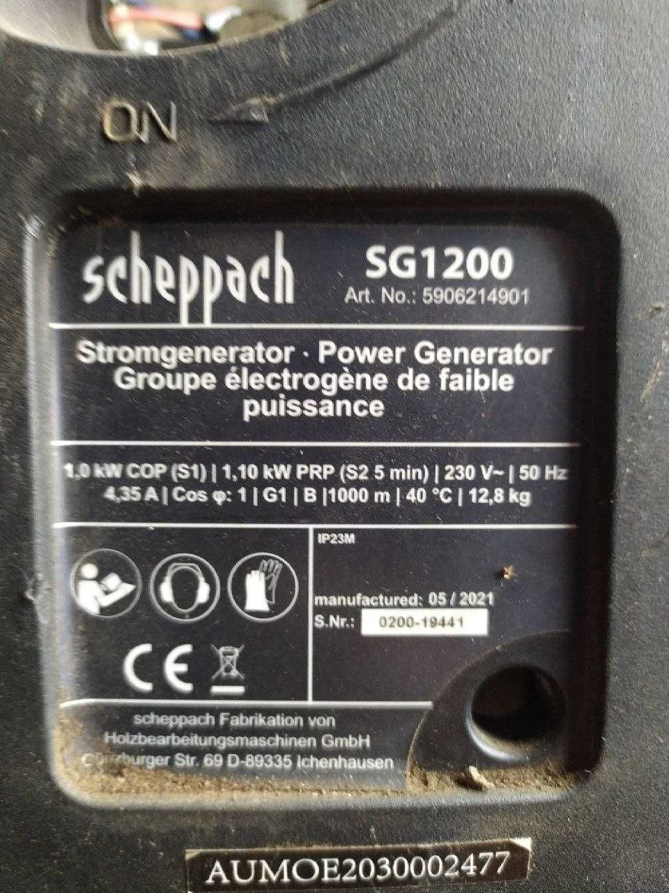 Генератор Scheppach sg1200  ЗАПЧАСТИ