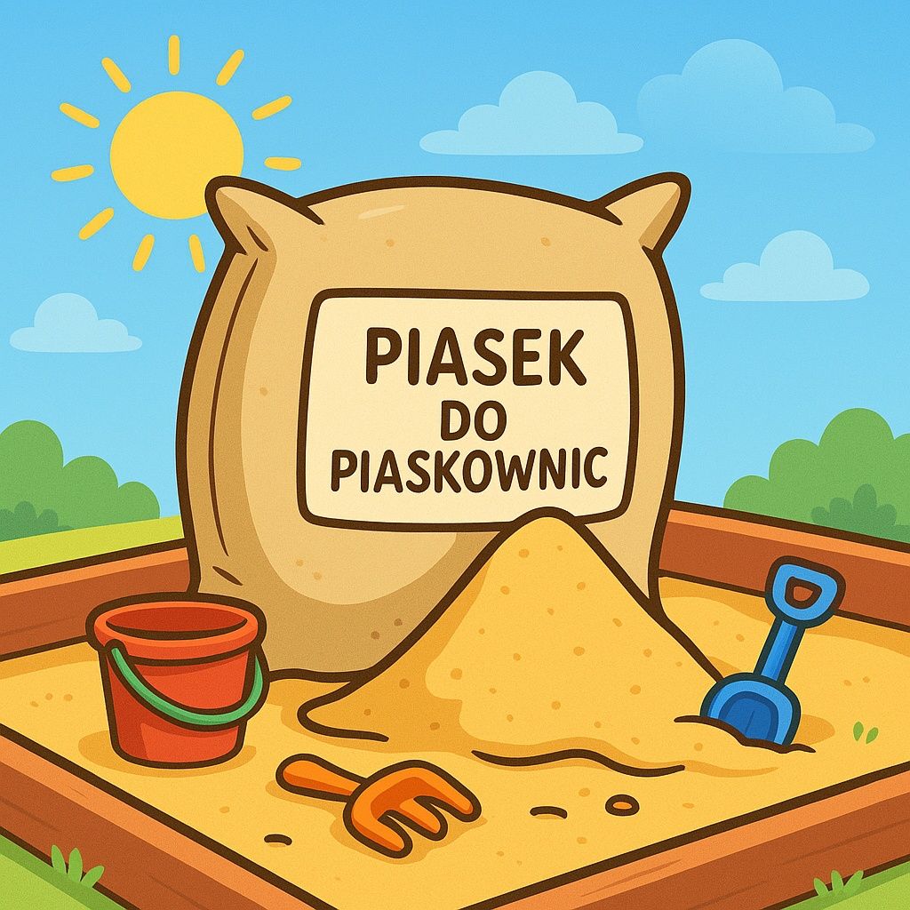 Piasek do piaskownic