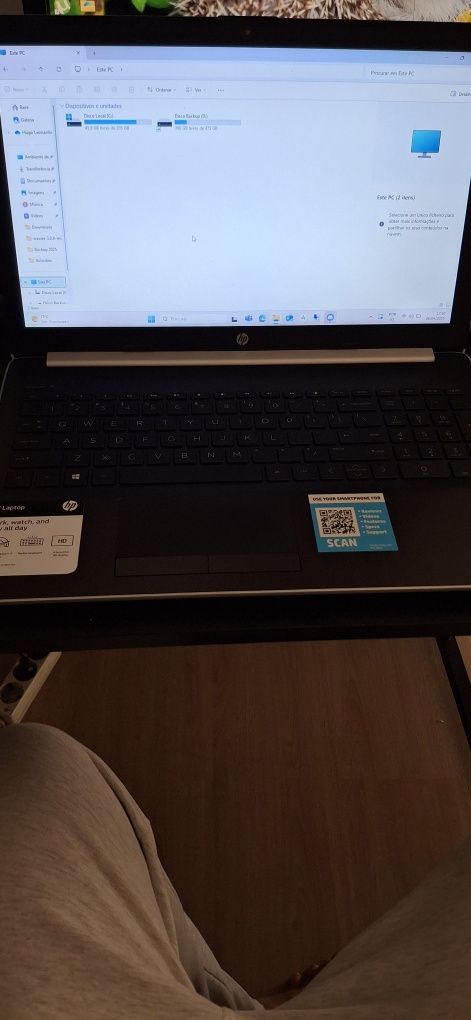 Portátil Hp 15-da0032nr