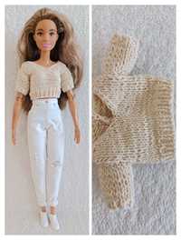 Sweter dla Barbie, ubranko dla Barbie, made to move