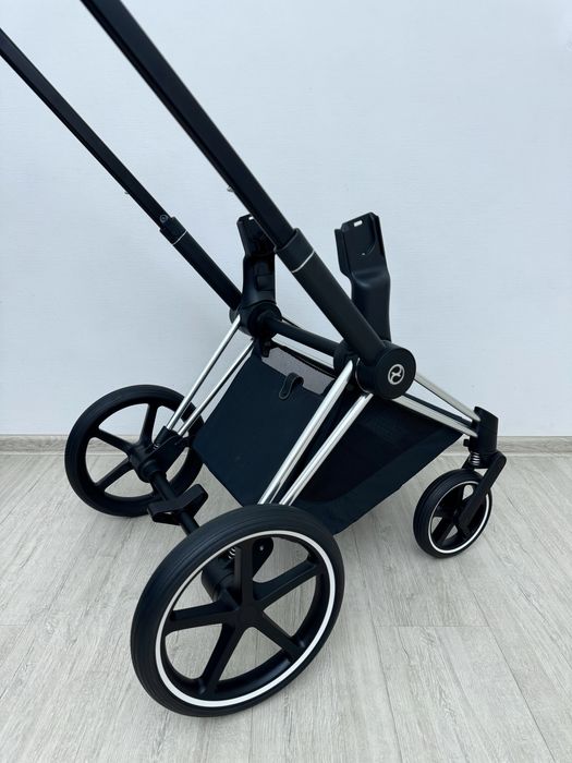 Cybex Priam 4.0 Chrome&Leaf Green коляска Сайбекс люлька та шасі