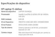 Portátil HP 15 i5