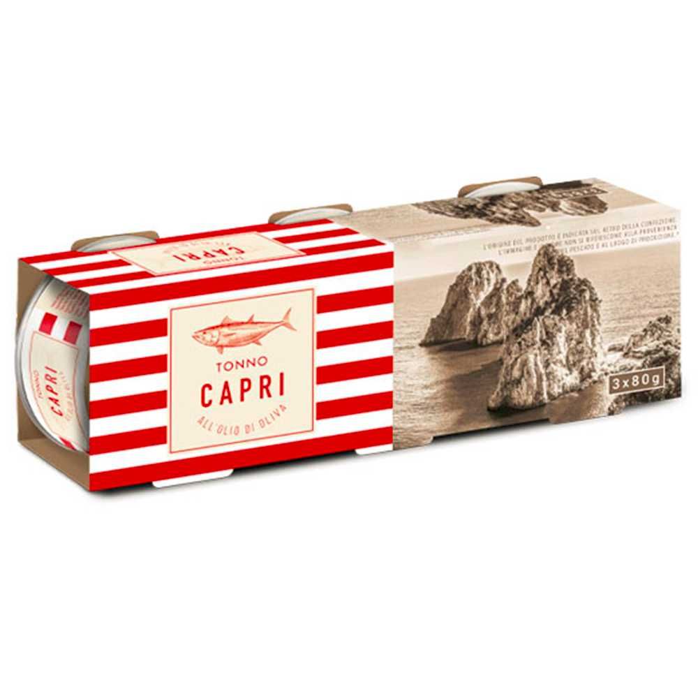 Тунець Capri в Оливковій олії, 240г (3шт*80 г)