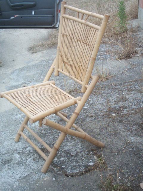 Mesa bamboo + Cadeira