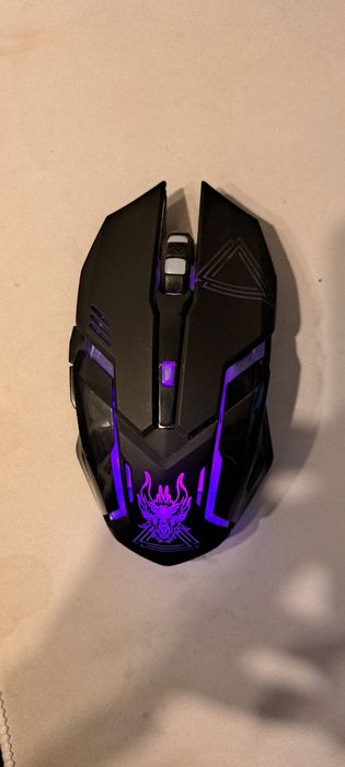 Mysz gamingowa, bezprzewodowa -podświetlana-Apio Dragon