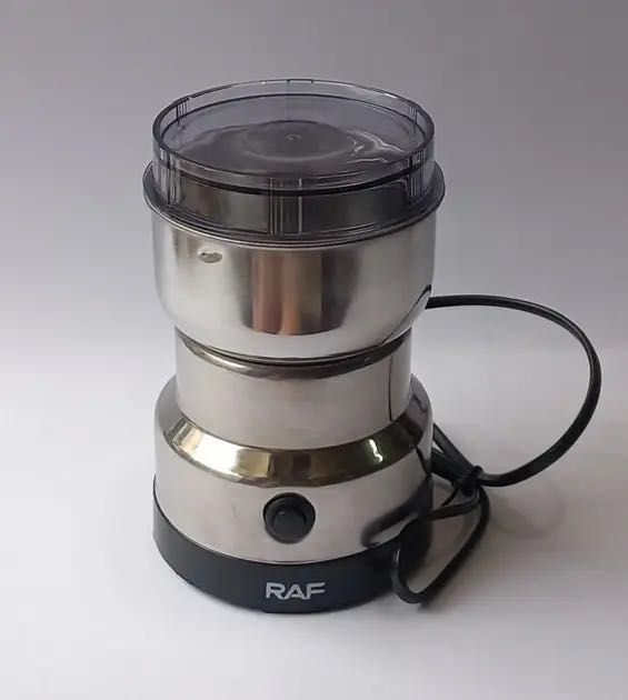 Електрична кавомолка Domotec / RAF R7113 300Вт з нержавіючої сталі