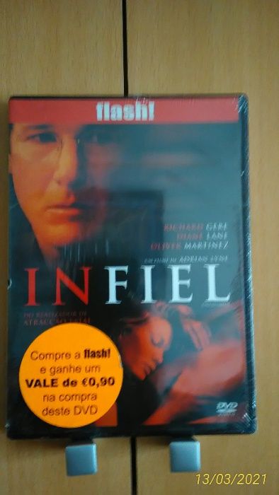 Dvd NOVO PLASTIFICADO Infiel Richard Gere Diane Lane Filme Adrian Lyne
