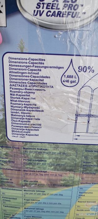 Basen z parasolem