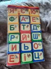 Кубики + український алфавіт