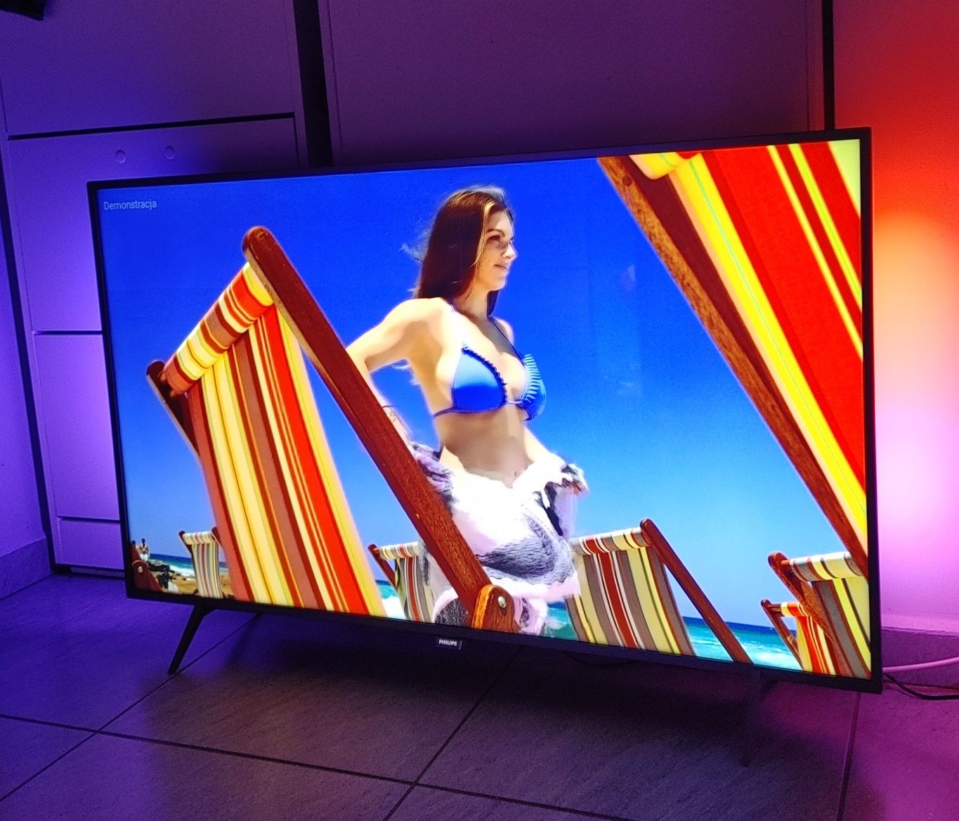 TV PHILIPS 49 AMBILIGHT UHD Android z gwarancją