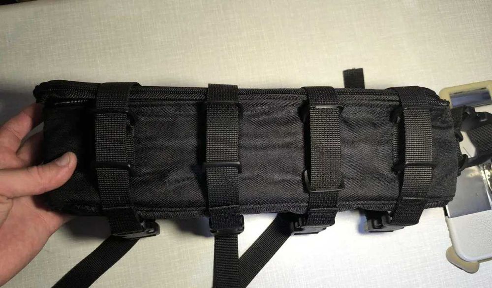 Посилена підрамна велосумка для акумулятора велосипеда АКБ на ременях