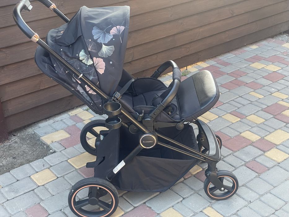 Коляска універсальна в тканині 2в1