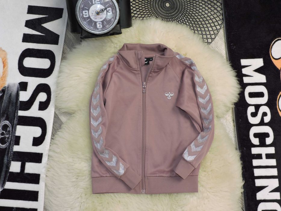 Hummel - oryginalna bluza logo , lampas brokat r 116