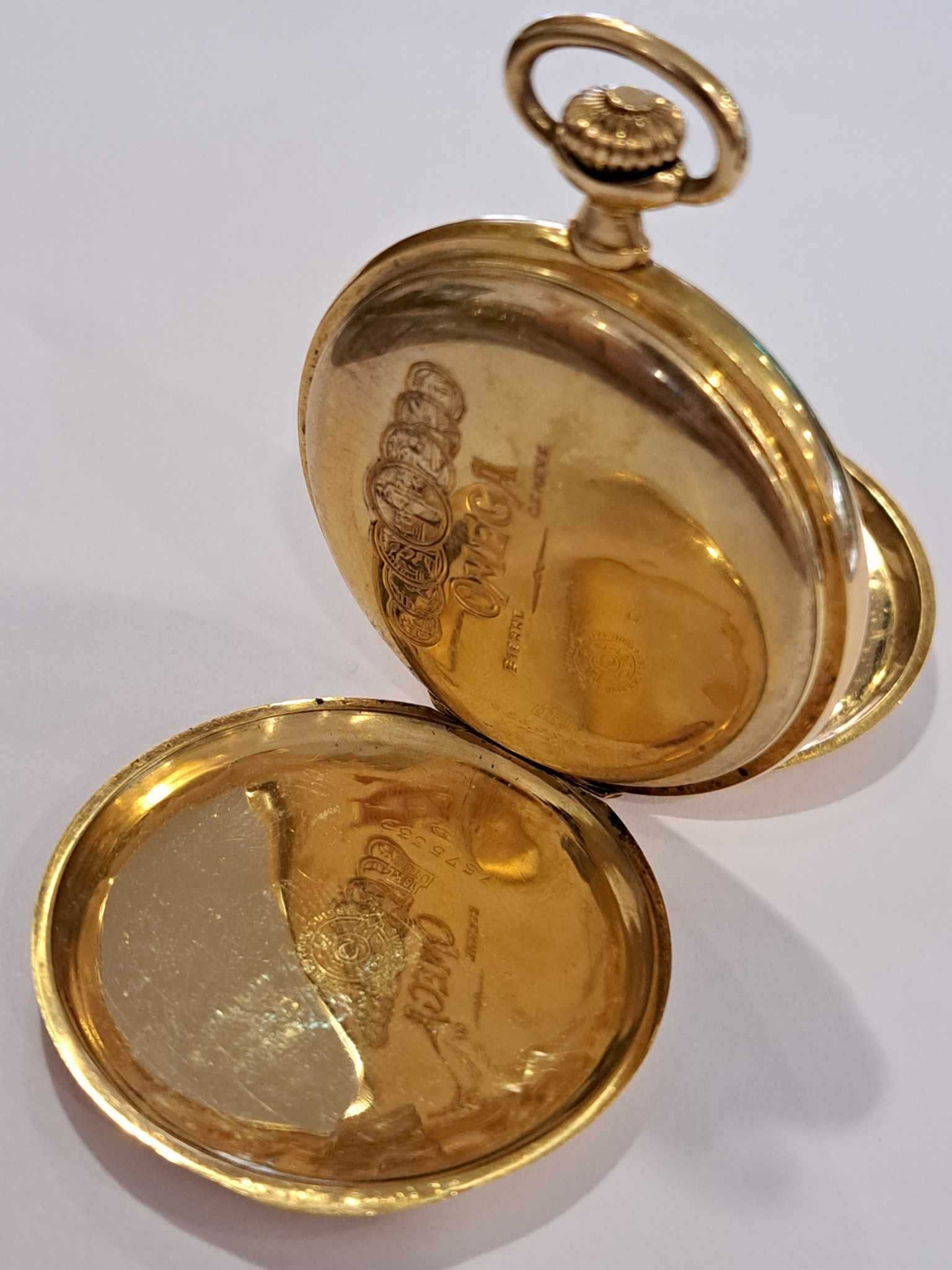 Relógio Bolso OMEGA em ouro 18k