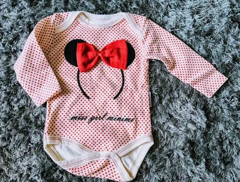 Body Minnie rozmiar 68 NOWE