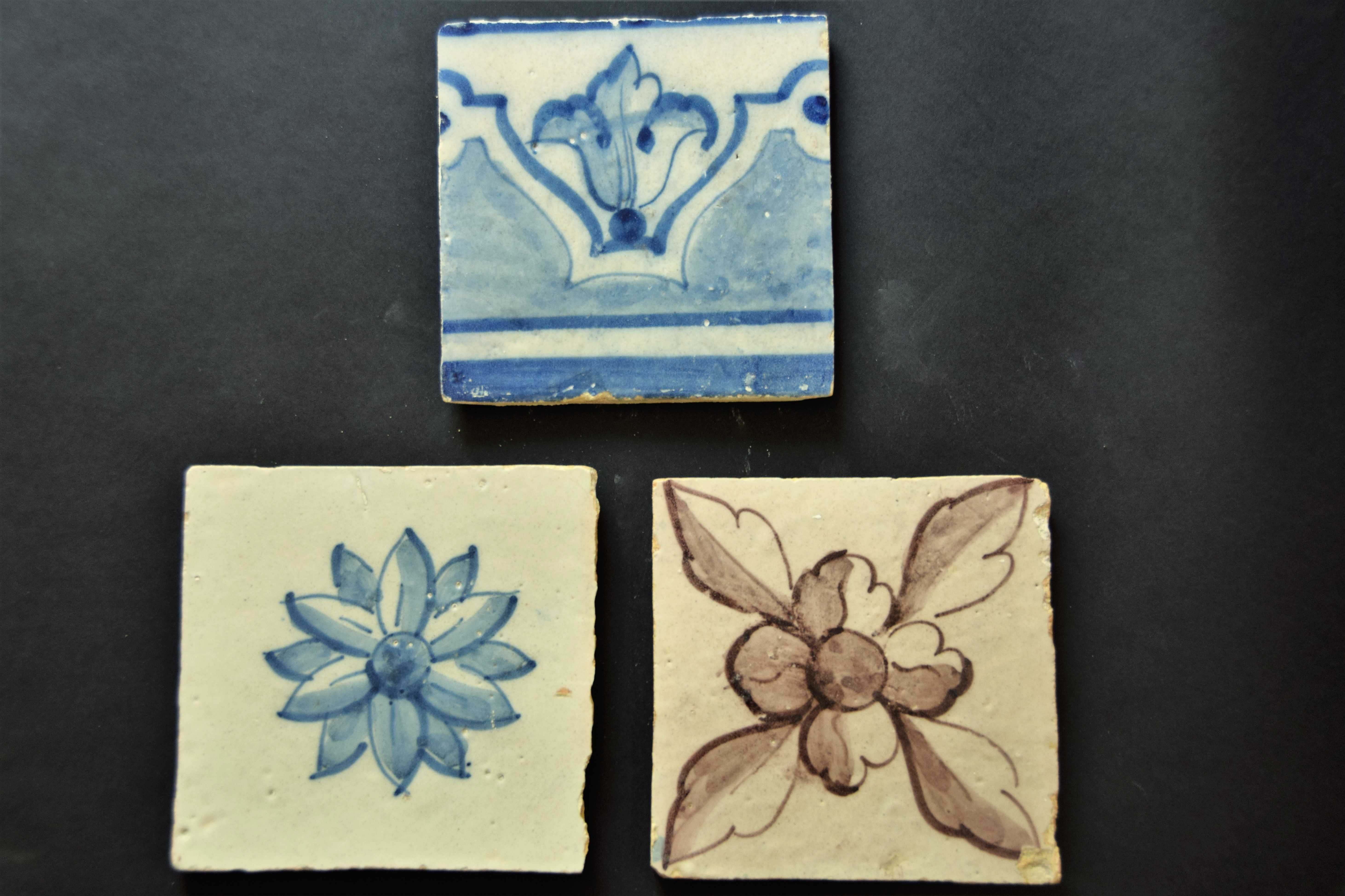 Azulejos Pombalinos, 1780, pintados à mão.