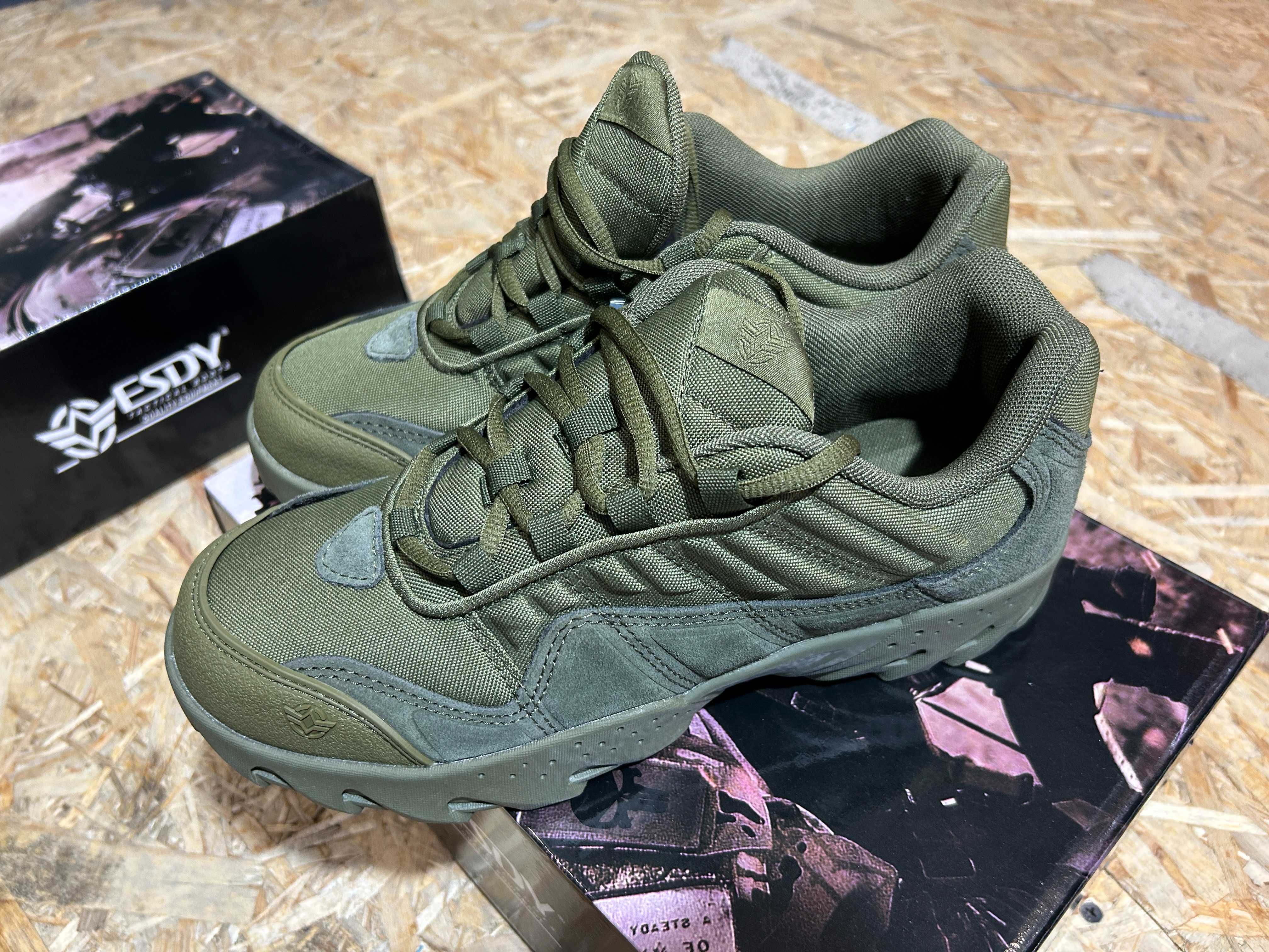 Кросівки тактичні чоловічі ESDY C203 Black/ Sandy Khaki/ Green