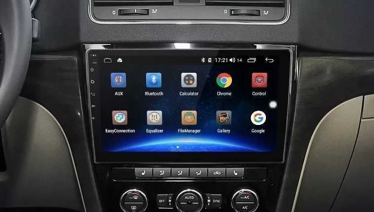 Auto Radio Skoda Yeti 5L Android 2 din Ano 2009 até 2017