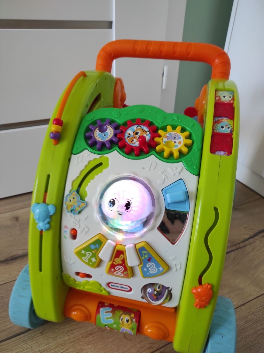 Chodzik pchacz little tikes Safari stół aktywności tablica manipulacyj
