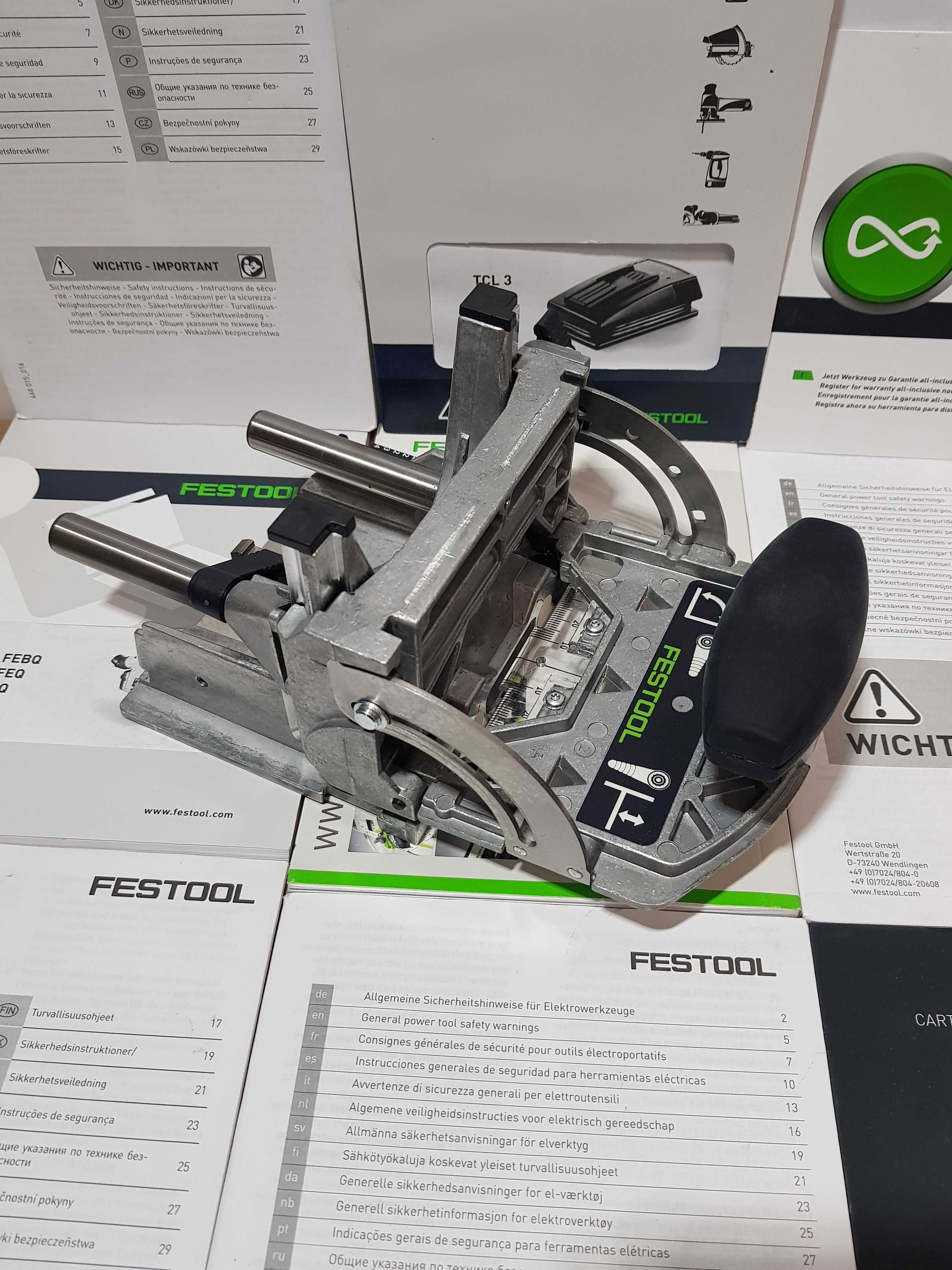 Prowadnica stól z szynami FESTOOL DF 500 Q frezarka domino Nowy