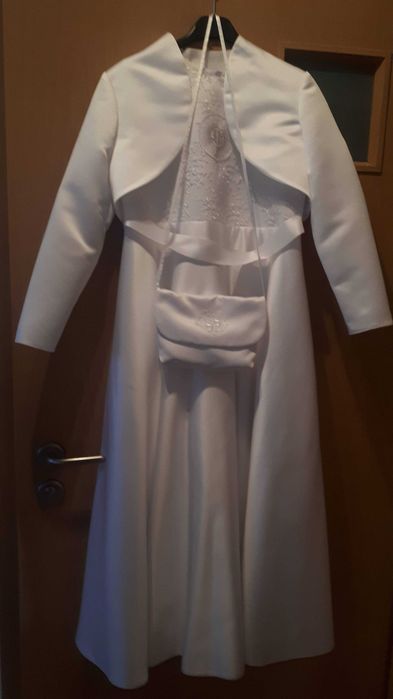 Sukienka Komunijna +bolerko+torebka