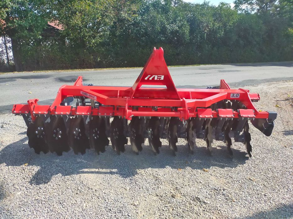 EURO-MASZ brona talerzowa bez hydropaku/talerzówka CIĘŻKA talerze 560