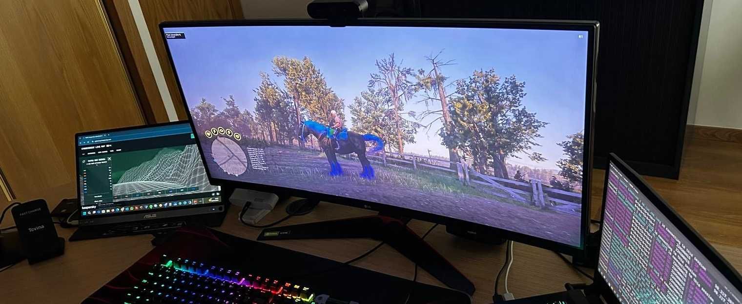Monitor Gaming Curvo LG 34GL750-B (34'' - 1 ms - 144 Hz - G-Sync)