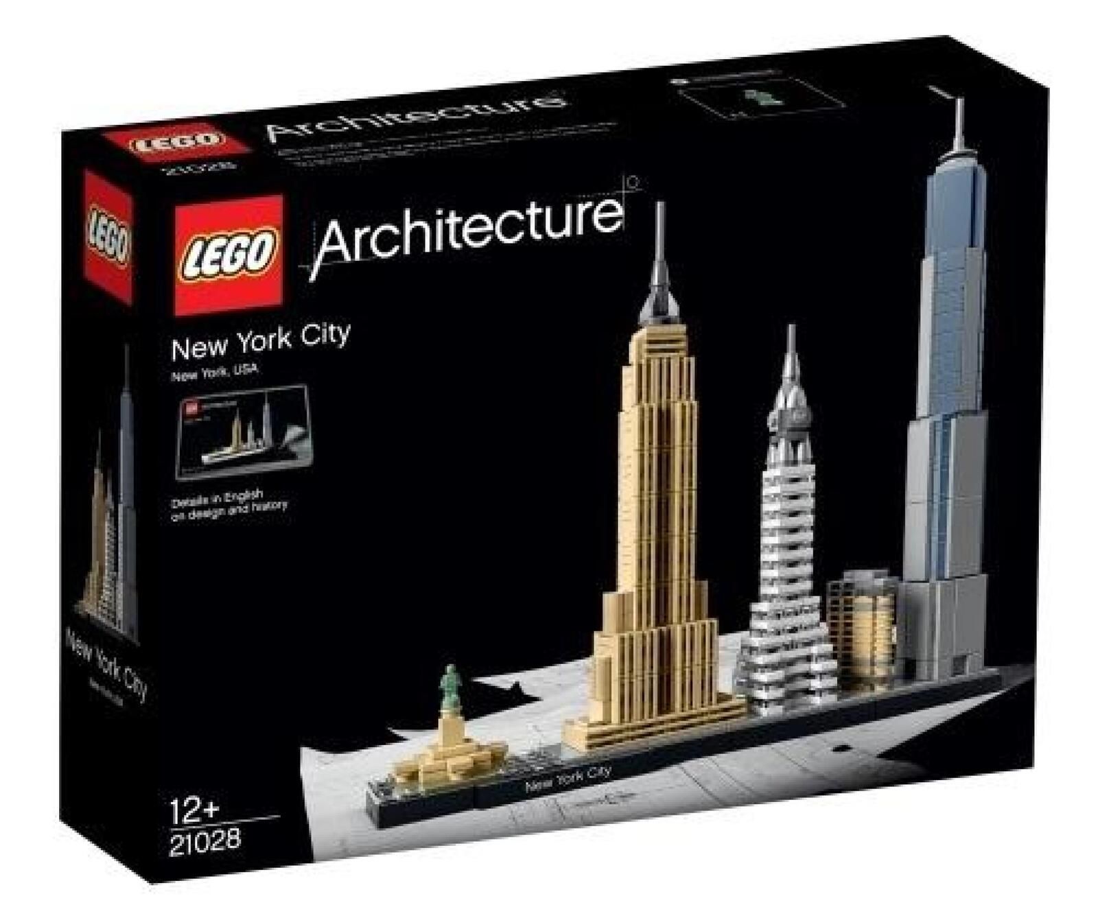 LEGO(R) ARCHITECTURE 21028 Nowy Jork LEGO(R) pudełko,266x191 mm