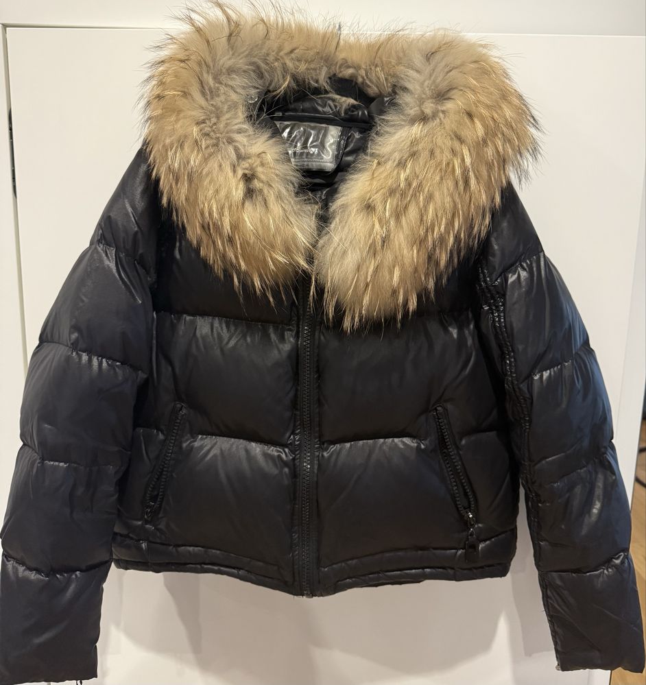 Kurtka puchowa z jenotem 36 oversize
