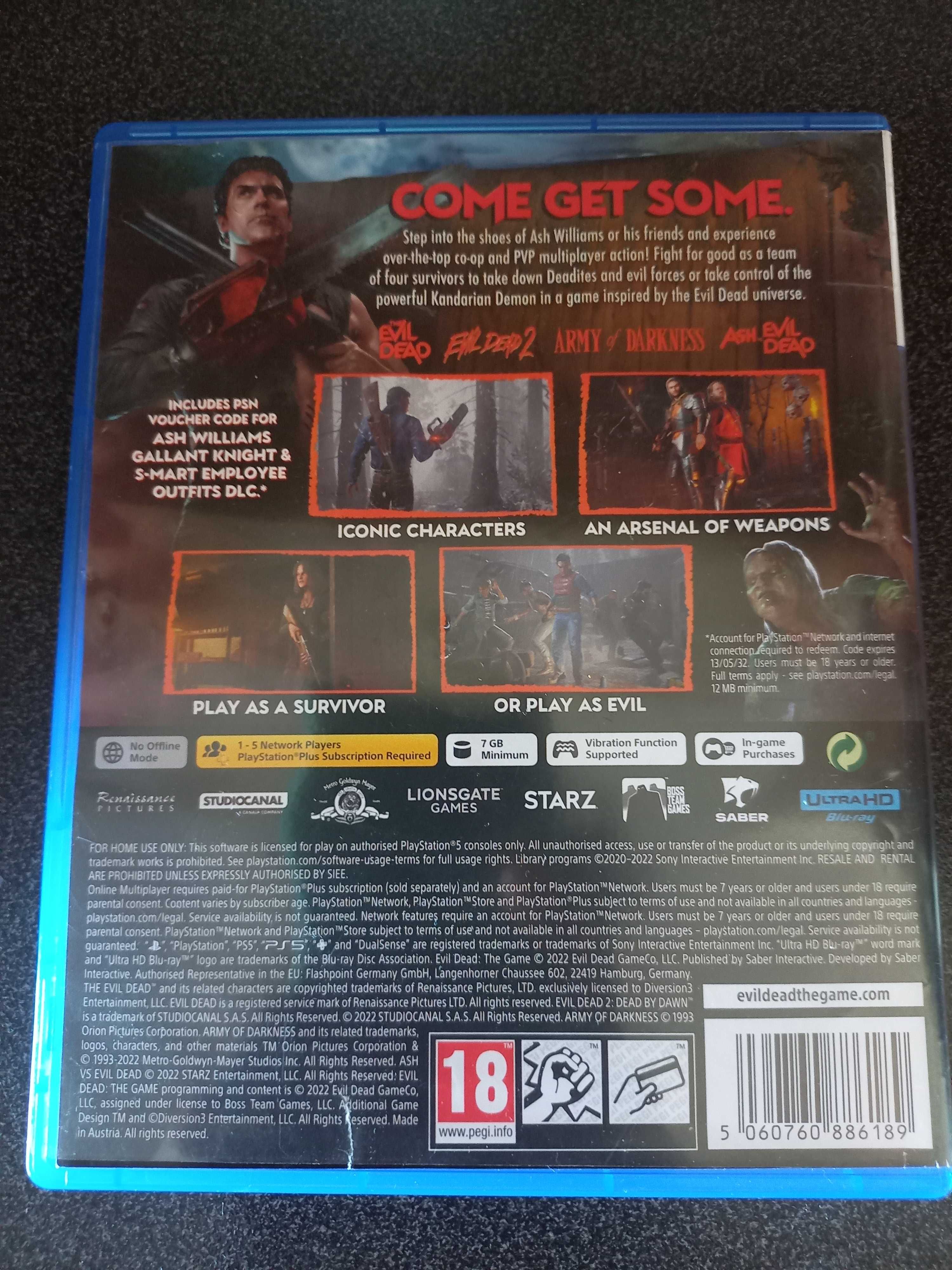 Jogo Evil Dead the game ps5