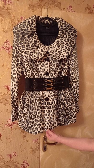 Кожаная куртка( Турция), размер 46-48.