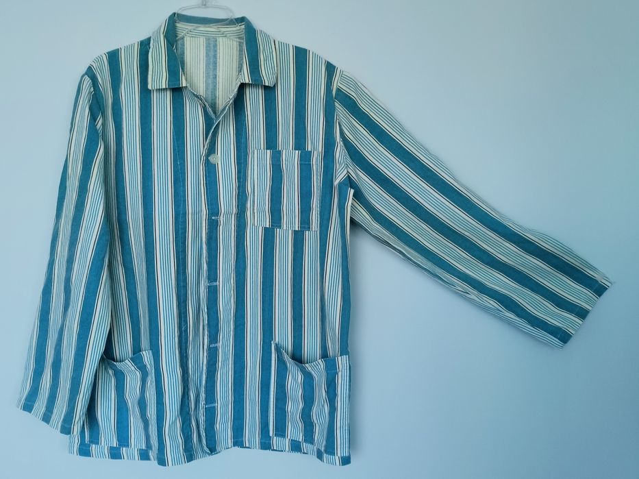 Rezerwacja do 30.11. Piżama męska flanelowa niebieska