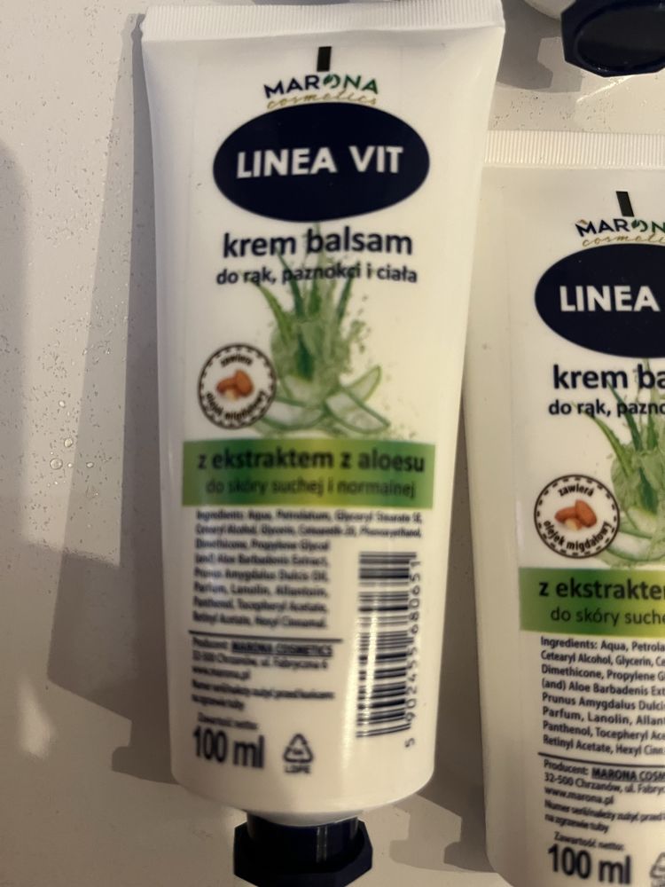 10 nowych kremów do rąk paznokci i ciała Linea Vit firmy Marona