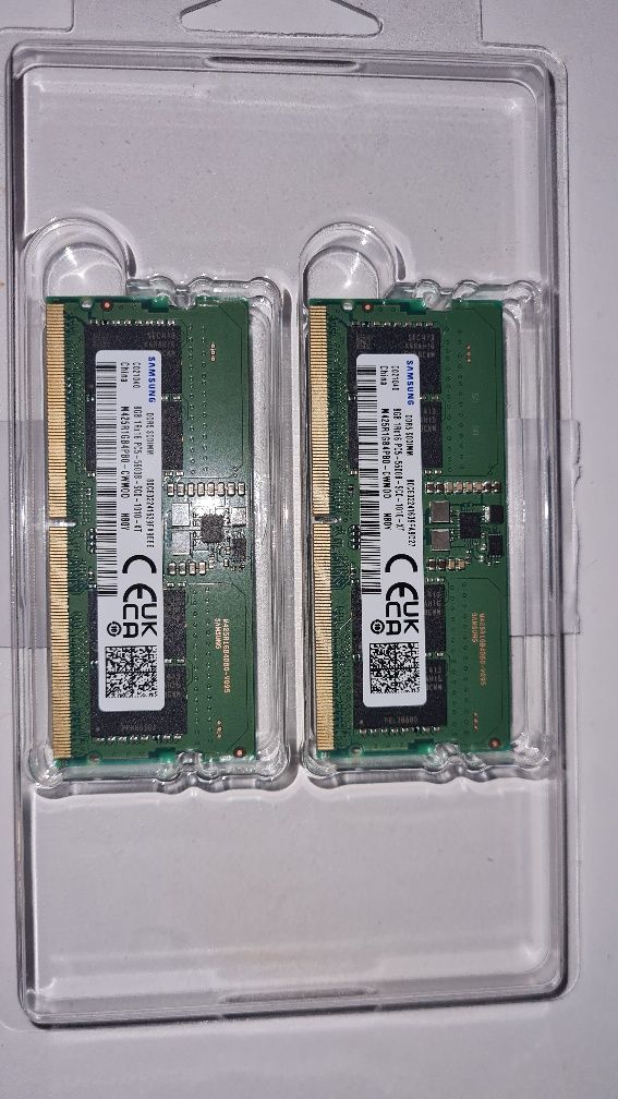 NOWY Laptop RAM DDR5 2x 8gb 5600hz Samsung