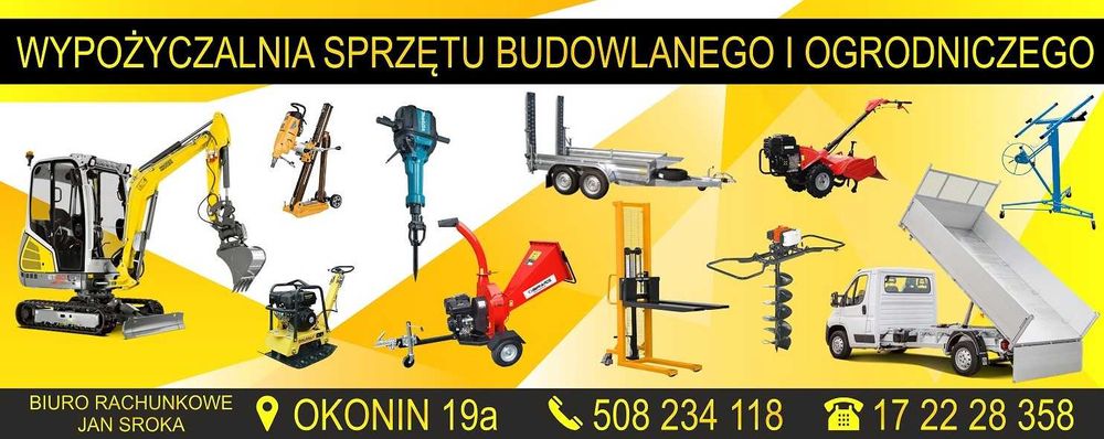 Wypożyczalnia sprzętu budowlanego i ogrodniczego