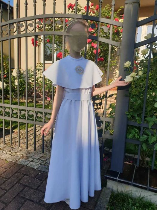Alba sukienka komunijna bawełna szyta na wzrost 127cm