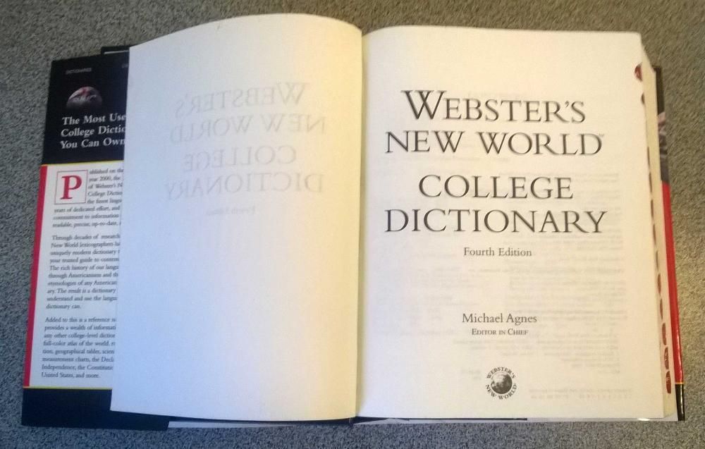 Словник англ. Webster's New World College Dictionary (2000)
