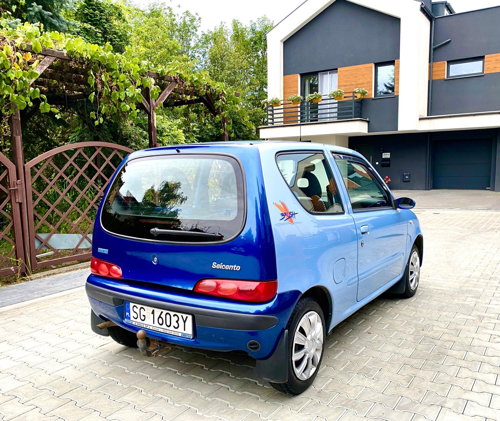 Fiat Seicento 1,1 z instalacją gazową LPG