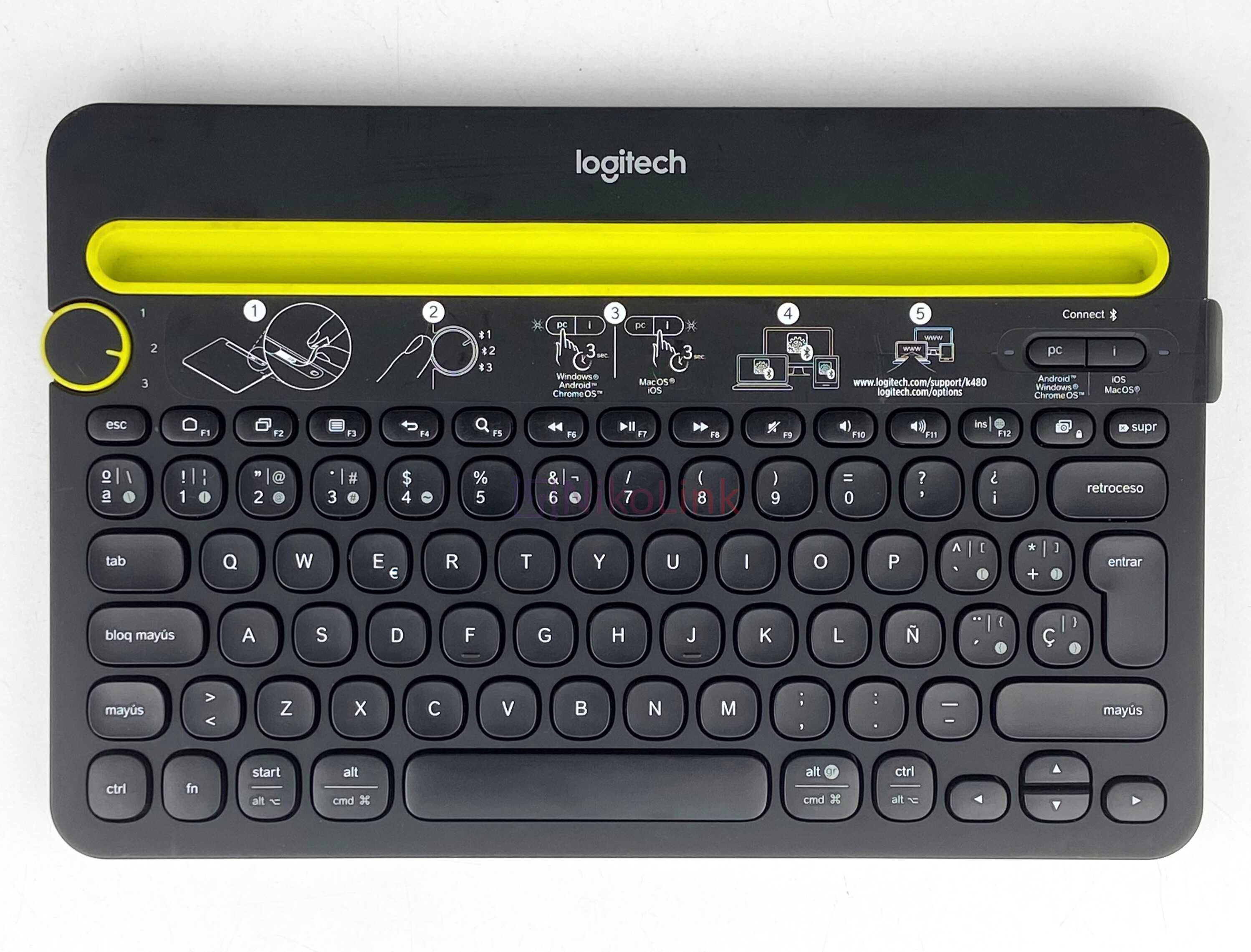 Bluetooth Клавіатура Logitech K480 З підставкою | Refurbished