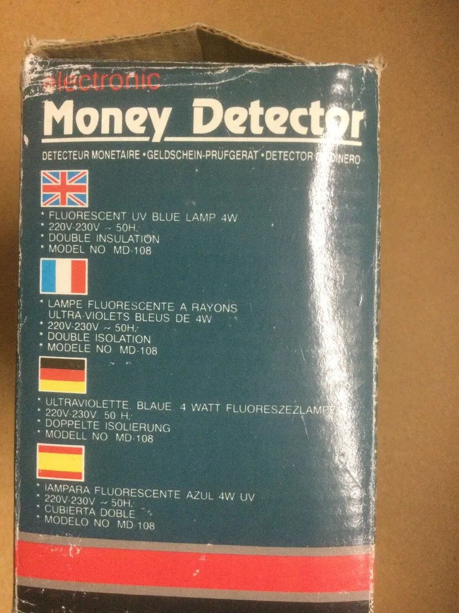 Lampa uv tester banknotów