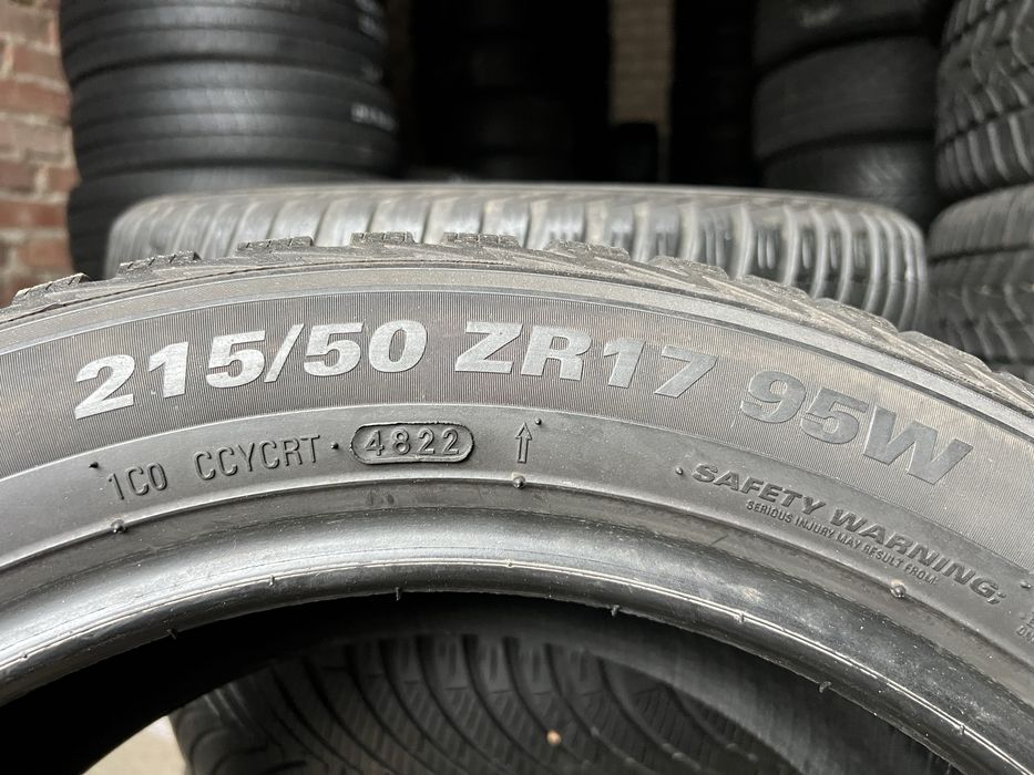 Шина зима б/у 215-50-R17 Kumho 2022 рік