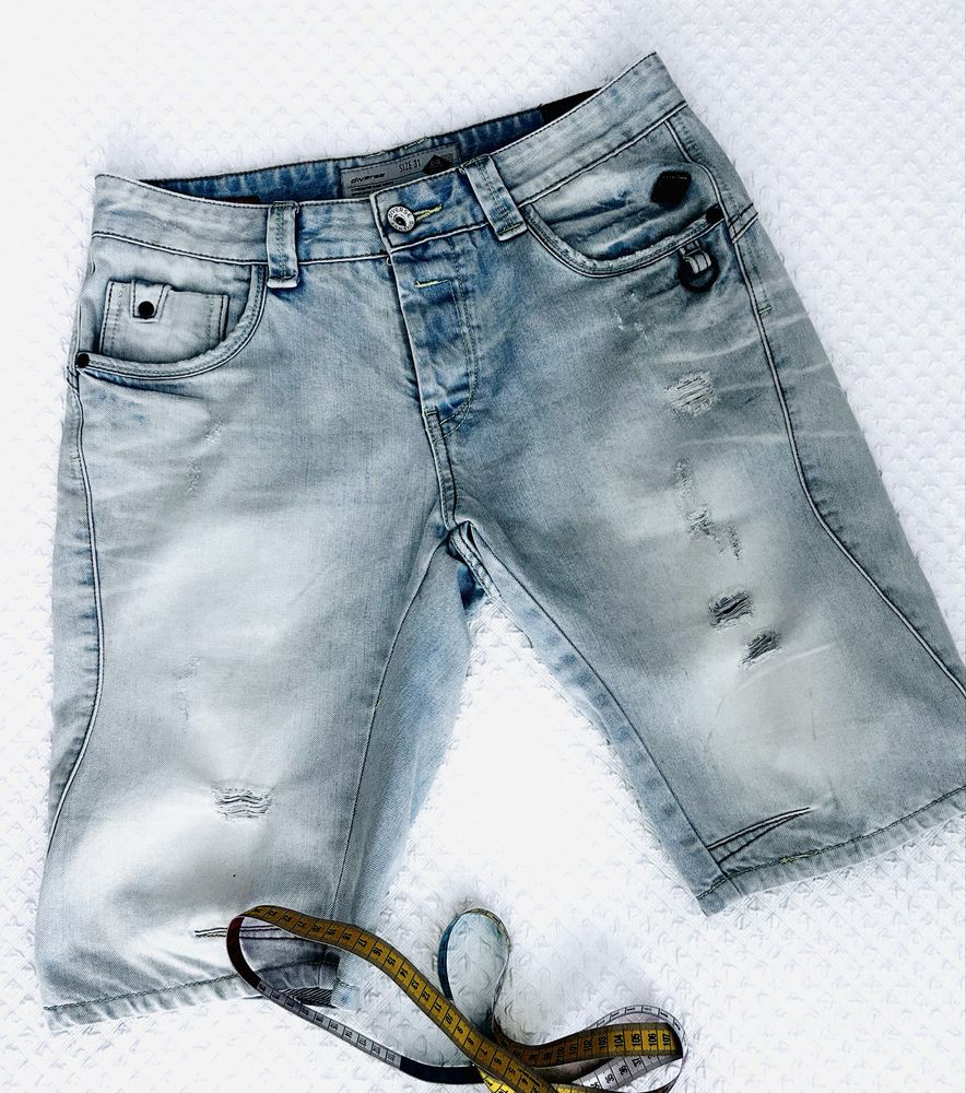 Diverse spodenki jasny jeans szorty niebieskie