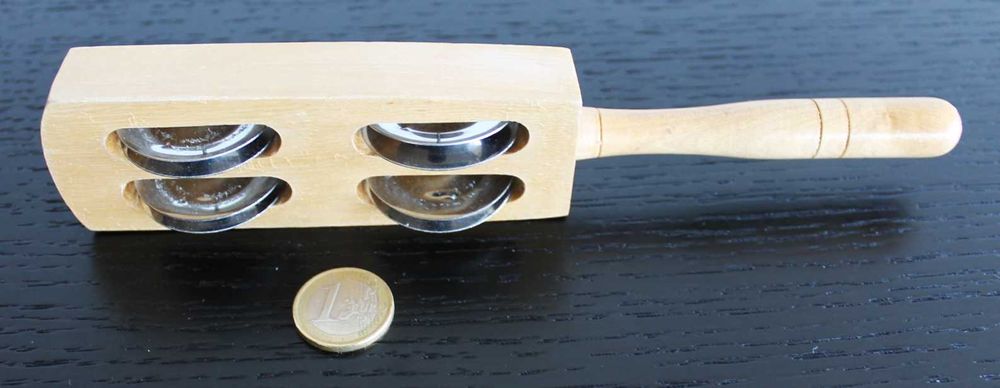 Jingle stick - instrumento musical de percussão (COMO NOVO)