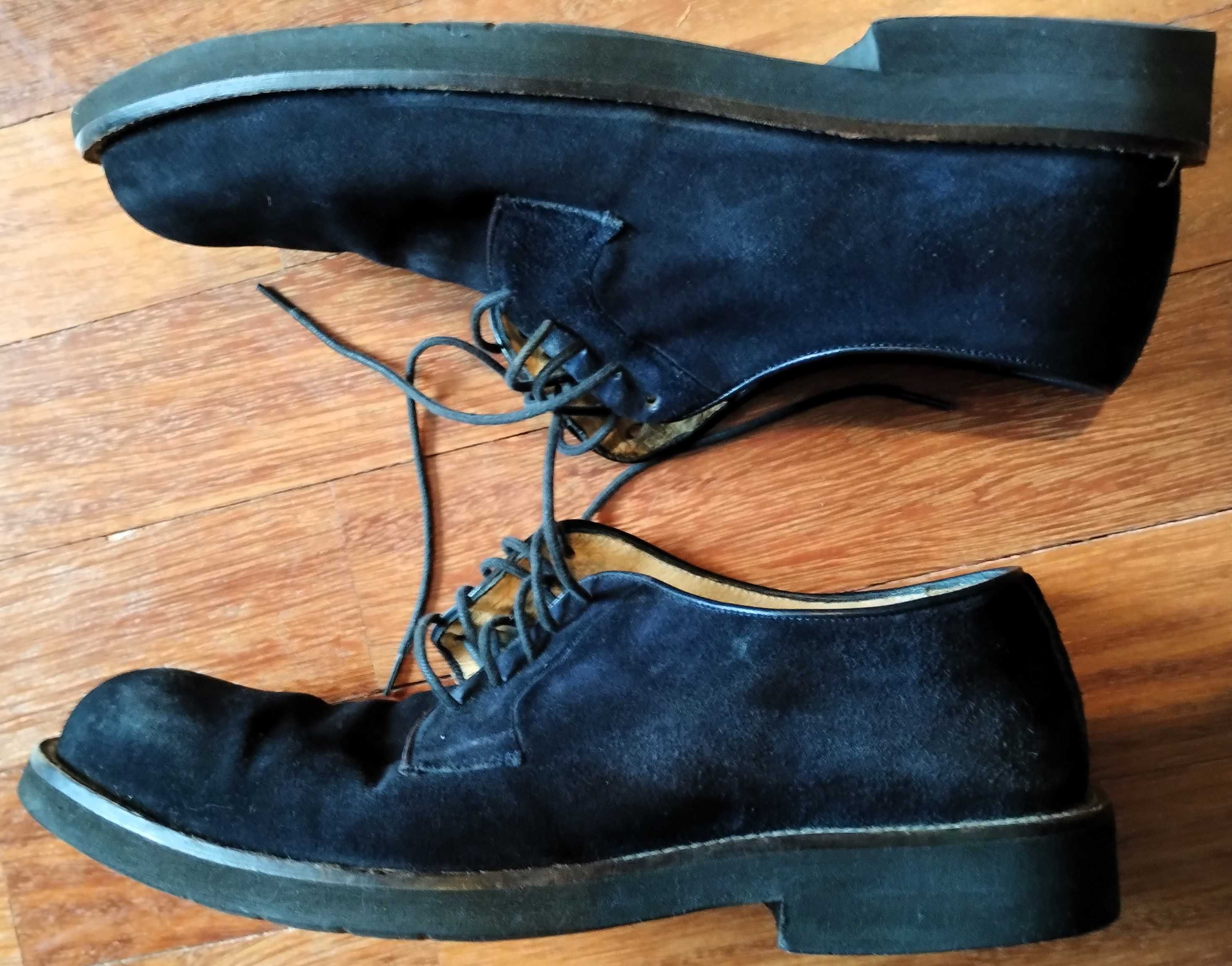Sapatos Pele Homem 43 Azuis Classicos Cordoba