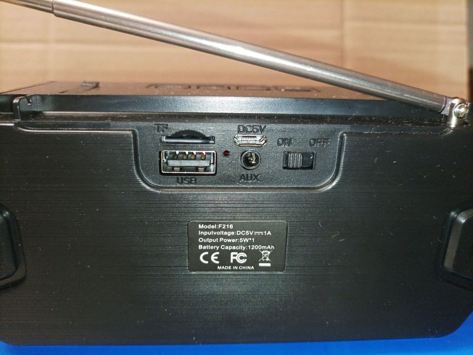 Bluetooth-колонка з акумулятором LED-дисплей