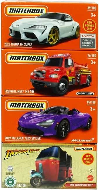 Matchbox Drive your Adventure 24 carros em caixa no display DNK70-9C0H