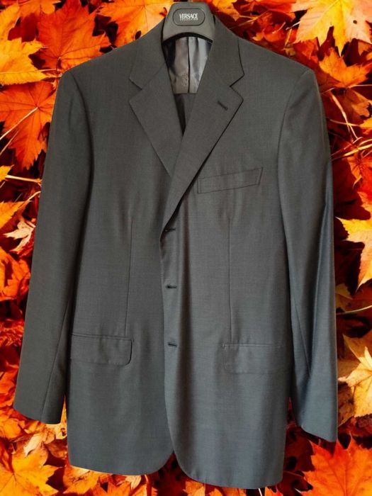 Brioni костюм классический мужской ручной работы (Графит) 5